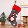 thumbnail image 3 of Paquete de 4 calcetines de Navidad, calcetines de Navidad de punto de cable rústico de gran tamaño en rojo y verde, para decoraciones de temporada de vacaciones familiares JAMW Sencillez, 3 of 5