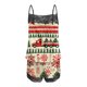 thumbnail image 4 of Puntoco Pijamas para mujer, conjunto de pijamas casuales con tirantes de encaje sexys de Navidad para mujer, camisetas sin mangas, pantalones cortos empalmados, 4 of 5