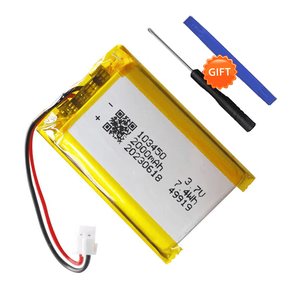 CITYORK 103450 3.7v 2000mah Lipo Polymer Lithium Rechargeable Battery for Can Replace 103454 963450 Lipo Battery