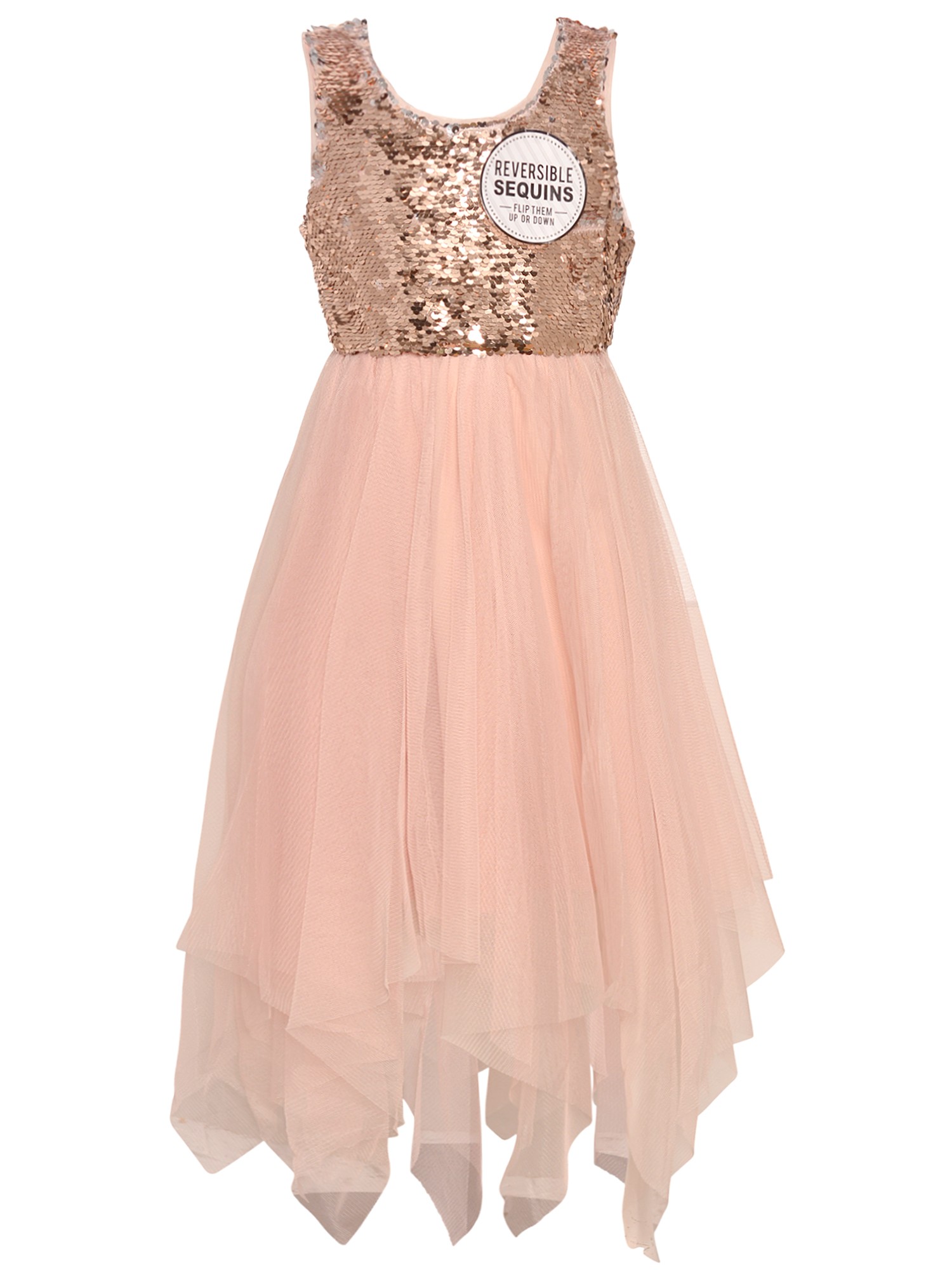 blush pink sequin dress