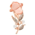 thumbnail image 3 of Broche de rosa ANGGREK tela atractivo retro brillante, 3 of 8