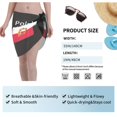 thumbnail image 5 of Womens Polska Polish Flag Coverups Beach Short Sarong Sheer Chiffon Cover Up Bikini Wraps, 5 of 7