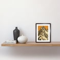 thumbnail image 2 of K2 Mountain Peak Summit Climbers White and Orange Artwork Framed Wall Art Print 9X7 Inch, 2 of 5