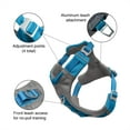 thumbnail image 3 of Kurgo Journey Air Dog Harness, Vest Harnesses for Dogs, Pet Hiking Harness for Running & Walking, Reflective, Padded, Includes Control Handle, No Pull Front Clip (Orange, X-Large), 3 of 11