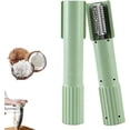 thumbnail image 1 of Electric Coconut Grater Machine, Handheld Scraper Peeler Shredder, Anti-Splash Rotating Grater for Kitchen, Stainless Steel Coconut Crusher Manual Electric Roller, Fish Scaler Tool (Blue), 1 of 7