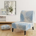 thumbnail image 5 of Designart "Abstract Retro Design I" Upholstered Mid-Century Accent Chair - Arm Chair, 5 of 5