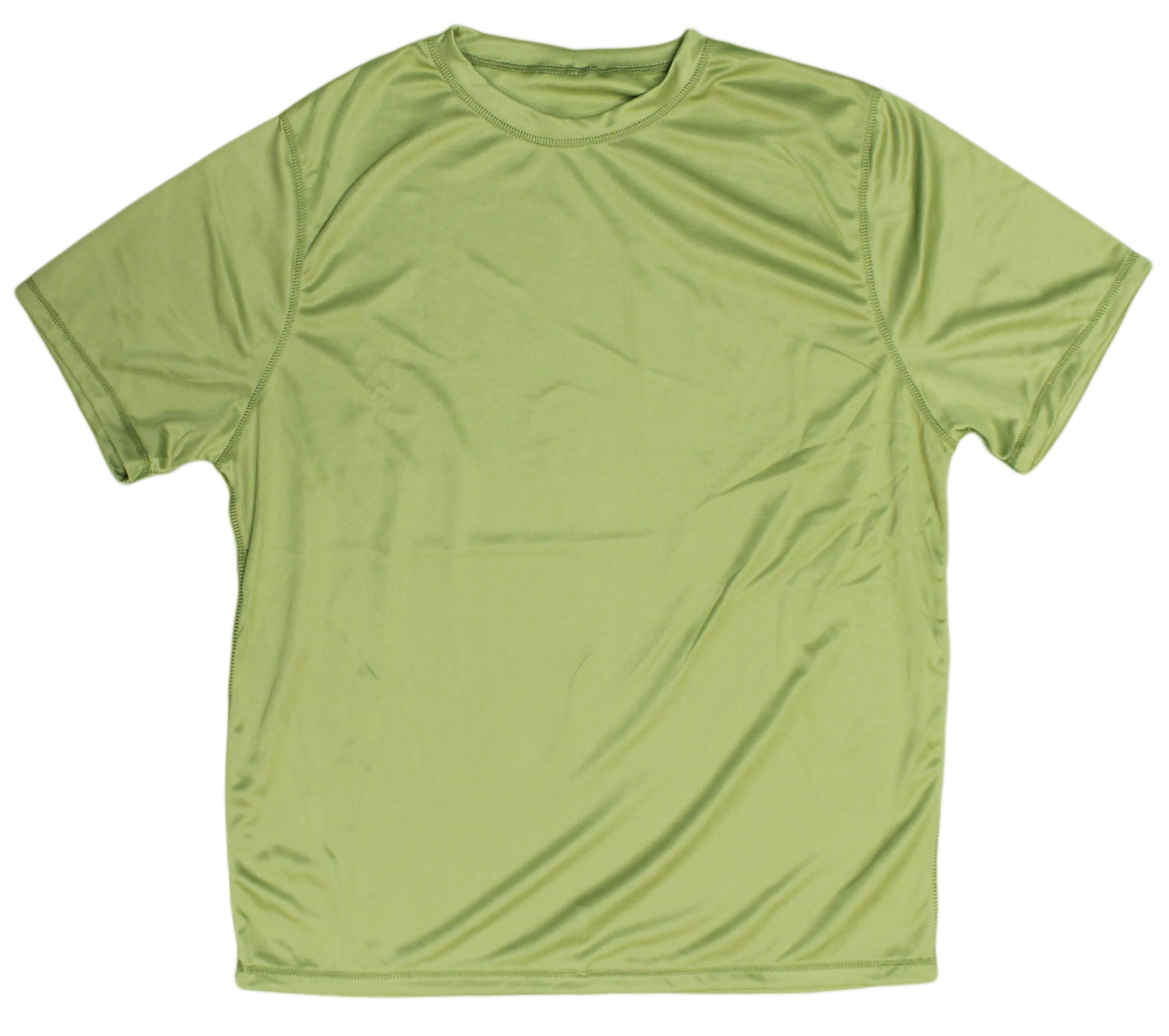 Tribal Surf Men's Short Sleeve Loosefit Fast Dry Rash Guard (Sage/No