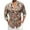 Brown@GC@, variant on CONZONE Mens Buttons Down Shirts Long Sleeve Shirts For Men Trendy Floral Graphic Lapel Soft Lightweight Tops