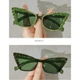 thumbnail image 3 of Bling Rhinestone Sunglasses Women Cat Eye Sun Glasses Lady Bing Crystal Diamond Sunglasses Female Party Eyewear, 3 of 6