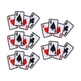 thumbnail image 1 of parches para ropa con diseño de as de póker, para planchar sobre la ropa, para manualidades, para camisetas y telas., 1 of 14