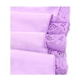 thumbnail image 7 of Sunny Fashion Girls Dress Lavender Lace Sleeveless High Low Cross Back Beach Wedding Flower Summer Formal 10 Years, 7 of 7
