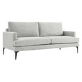thumbnail image 2 of Modway Evermore Upholstered Fabric Sofa in Light Gray, 2 of 8