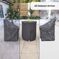 thumbnail image 5 of Covers & all Outdoor Bistro Set Covers for Farrah Sky 2-Person Round Table & Chairs, Water-Repellent UV-Resistant Polyester, 5 of 6