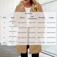 thumbnail image 4 of APEXFWDT Women Hooded Fuzzy Sherpa Coat Full Zip Teddy Fleece Jacket with Pockets Loose Fit Casual Outercoat, 4 of 8