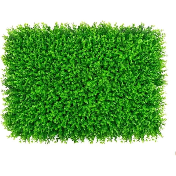 Artificial Hedge Plant Panel Greenery Wall Decor for Indoor Outdoor Garden Decoration