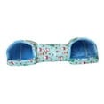 thumbnail image 3 of Cama túnel para hámster, cueva suave, espaciosa, lavable, transpirable, juguete portátil muñeco de nieve azul, 3 of 9