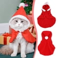 thumbnail image 1 of Fiudx Capa Navideña para Mascotas, Diseño de Árbol de Navidad de Forro Polar, Suave y Cómoda, Cálida para El Invierno, Ideal para Fiestas Navideñas, Ideal para Mascotas Pequeñas y Grandes, Disponible, 1 of 2