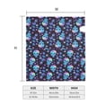 thumbnail image 4 of Yiaed Skull Flower Blue Print Mailbox Covers, Magnetic Mailbox Cover, Mail Box Covers for Garden Outdoor Decor Box Covers-21x18 in, 4 of 8