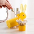 thumbnail image 2 of Giyblacko Storage Box Household Personalized Creative Pendant Rabbit Self Lifting Tooth Stick Cartridge Cartoon Cotton Stick Storage Box, 2 of 4