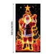 thumbnail image 3 of Decoraciones navideñas de NYlon, puerta fluorescente navideña, cubierta de puerta, fondo, adornos navideños, decoraciones navideñas para exteriores, decoraciones navideñas, decoración navideña, 3 of 6