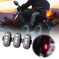 thumbnail image 2 of Mode Télécommande Lumière Stroboscopique LED Colorée Rechargeable Sans Fil Lampe d'Avertissement pour Moto, 2 of 4