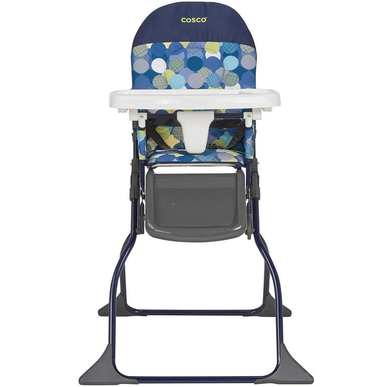 Cosco Foldable Baby Eating High Chair with Adjustable Tray Portable Feeding Comet Walmart