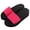 Hot Pink, variant on Women's Summer Slope Heel Flip-flop Beach Slippers Non-slip Platform Shoes Hot Pink 39