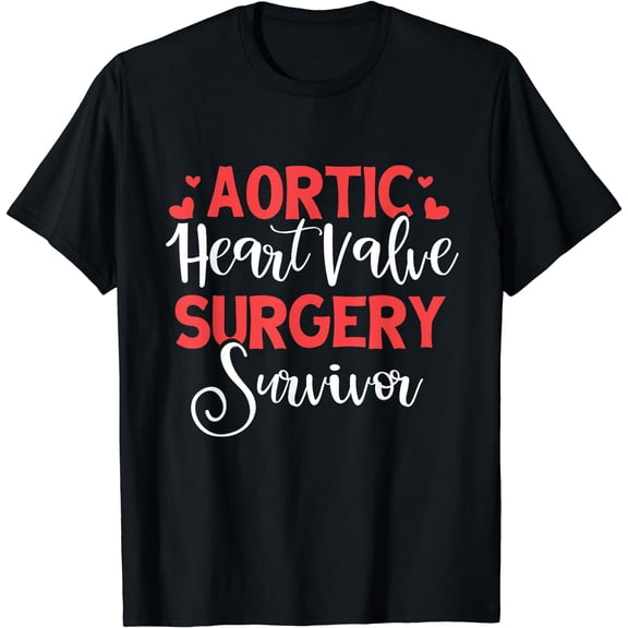 Aortic Heart Surgery Survivor Heart Disease Awareness Gift T-Shirt