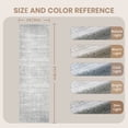 thumbnail image 4 of Roxstand Washable Runner Rug 2x8, Lightweight Striped Non Slip Hallway Runners, Stain Resistant Kitchen Runner Rugs(2'x8', Grey), 4 of 10