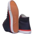 thumbnail image 4 of Guess Malibu Hi Men's Hi-Top Lace Up Canvas Sneakers In Navy Size 8, 4 of 6
