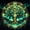 Green Gold, variant on Homewish Astrology Tree Of Life Twin Quilt Set,Nature Boho Aesthetic Twin Coverlet Set,Green Gold,Black Reversible,2pcs