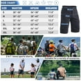 thumbnail image 6 of Hiauspor Men's Outdoor Shorts Quick-Dry Water-Repellent Breathable Mountain Bike Shorts with 6 Pockets, 6 of 6