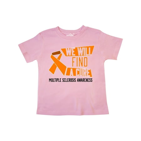 

Inktastic We Will Find a Cure- Multiple Sclerosis Awareness Gift Toddler Boy or Toddler Girl T-Shirt