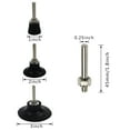 thumbnail image 2 of 5 Pack Disc Pad Holder, Universal Quick Change 2 Inch 3 Inch and 1 Inch Disc Holder with 1/4" Shank for Die Grinder Accessories Polishing Round Rotating Tools, 2 of 5