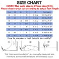 thumbnail image 7 of Ladies Distressed Plaid Denim Skate Shoes Lightweight Flat Platform Lace Up Sneakers Soft Sole Non Slip Walking Shoes, 7 of 7