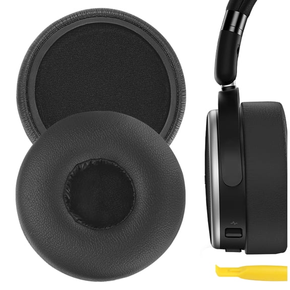 Geekria QuickFit Replacement Ear Pads for AKG N60NC Wire Headphones ( Not fit for N60NC Wireless), Repair Parts (Dark Grey)