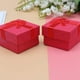 thumbnail image 3 of Caja regalo rojo anillos VelvCarmine 20Pzas Carmín 4x4x2.5cm Cartón Joyero., 3 of 3