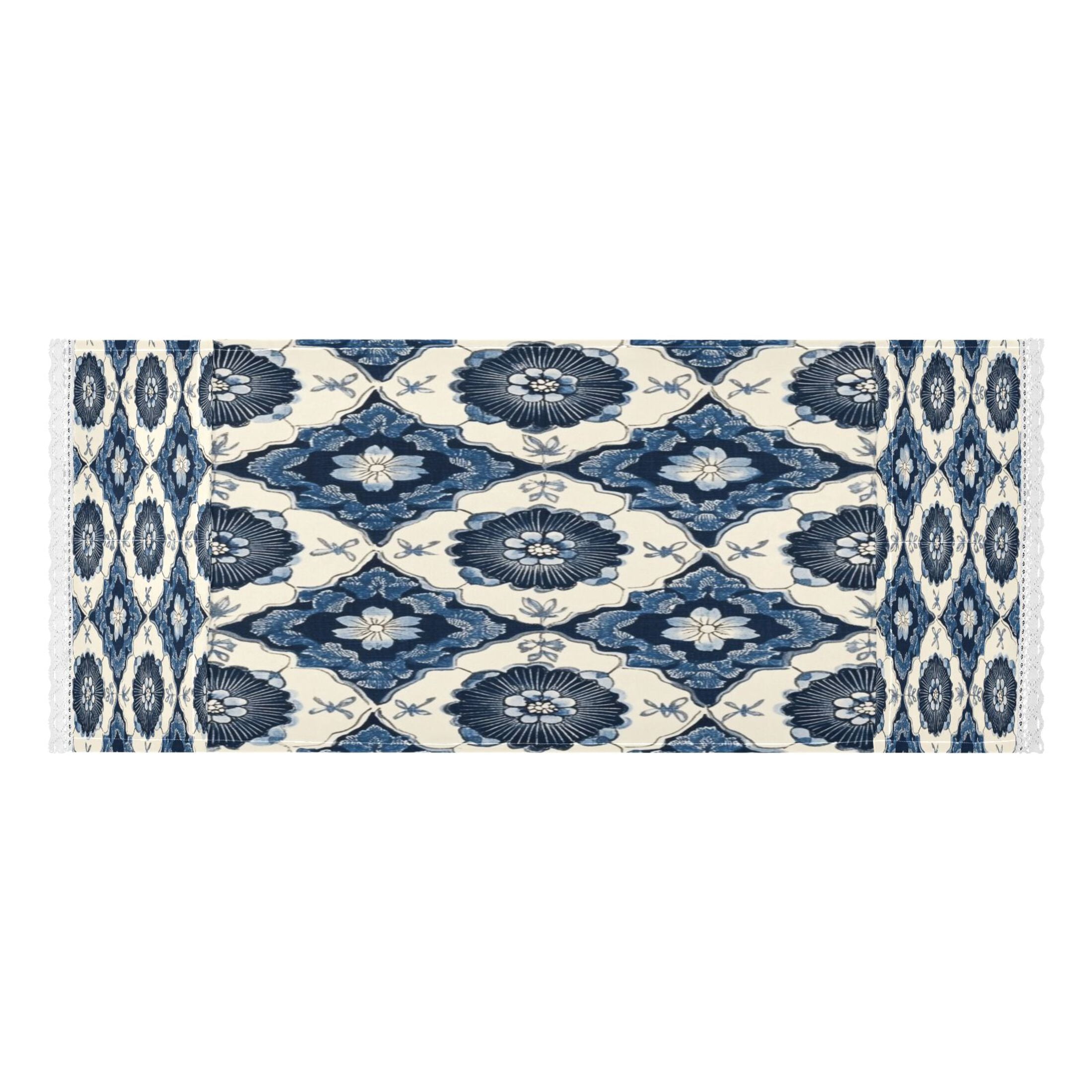 WOBOGO Elegant Pattern Of Traditional Washing Machine Cloth Dryer Refrigerator Top Cover Protective Non-Slip Mat For Kitchen Laundry
