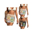 thumbnail image 3 of LMLYSoH Women Bikini Cover up Skirt Summer Crochet Floral Cutout Swimsuit Bottom Cover up for Beach Swimwear Bathing Suit, 3 of 8