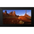thumbnail image 2 of Leahy, Ike 24x14 Black Modern Framed Museum Art Print Titled - Monument Valley I, 2 of 5