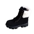 thumbnail image 2 of Aueoeo Womens Winter Boots Hiking Boots Women Fashion Winter Large Size Boots For Women Boots Thick Soled Thick Ladies Short Boots Shoes, 2 of 6