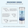 thumbnail image 4 of MARRIOTTO XWF Water Filter Replacement for GE XWF Refrigerator Water Filter, 3 Pack (Not XWFE), 4 of 9