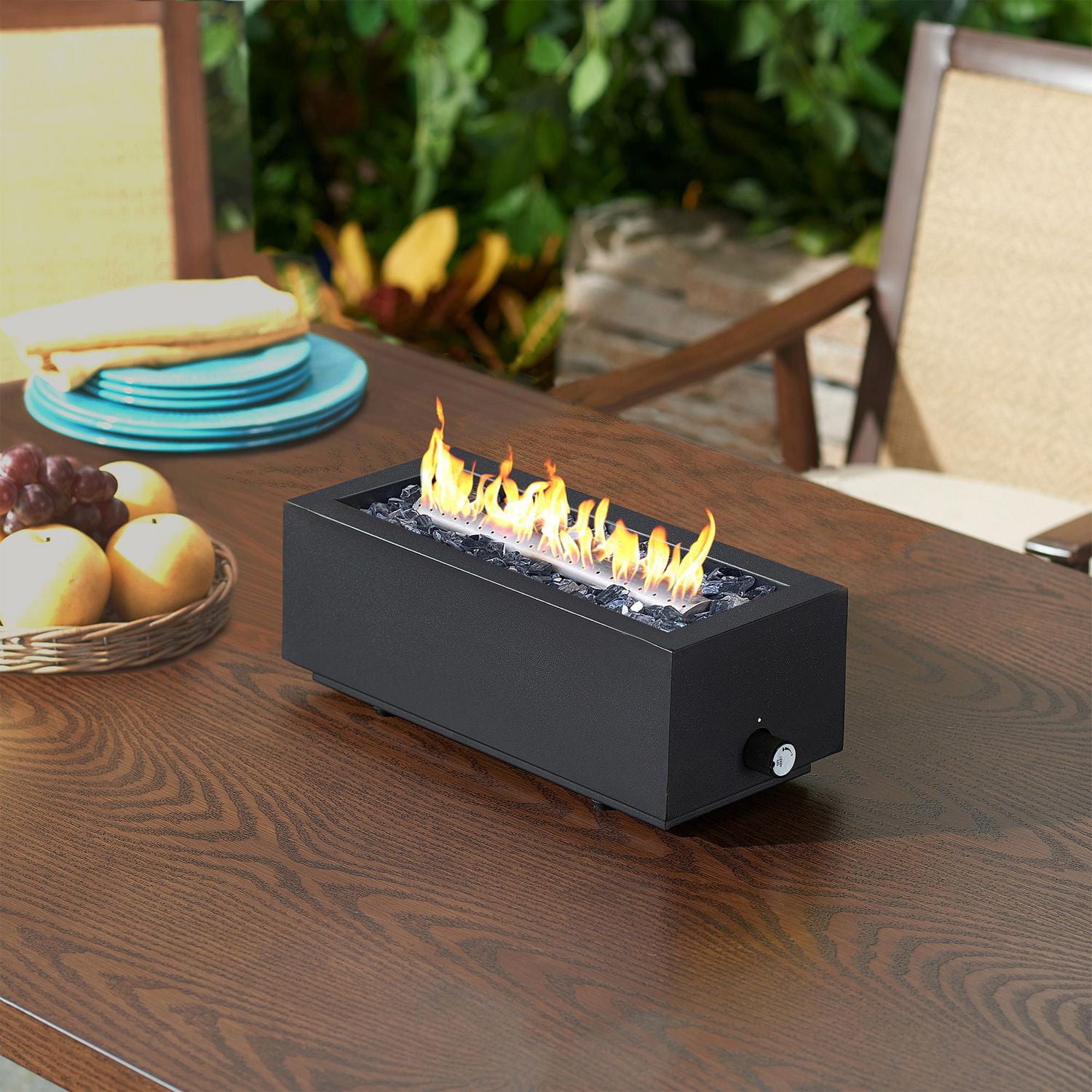 Hometrends Tabletop Propane Fire Pit, Gas Burning - Walmart.ca