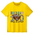 thumbnail image 3 of Girls Tshirts Tween Kids Short Sleeve 100 Days Of School Printed Tee Tops Summer O Neck Shool Outerwear T-Shirt Comfort Outwear And Homewear Tee Shirts, 3 of 3
