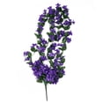 thumbnail image 5 of Girlsshop Artificial Fake Flowers Ivy Vine Hanging Garland Plant Wedding Home Decoration,Purple, 5 of 10