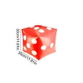 thumbnail image 3 of Dpityserensio Inflatable Giant Dice PVC Giant Number Cube for Outdoor Games 11.8in Fun Interactive Prop for Birthday Pool Beach Activities, 3 of 6