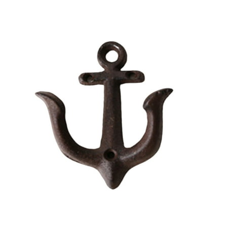 

HomeCozy Anchors Hook Wall-mounted Vintage Anti-deformation Handcraft Space-saving Clothes Towel Hat Key Hanger for Living Room