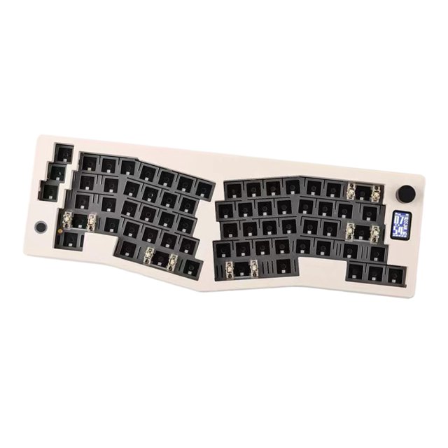 Teclado mecánico DIY Hugo retroiluminación RGB Beige