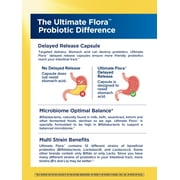 Ultimate Flora Extra Care Probiotic | 50 Billion Live Cultures | 60 Vegetarian Capsules | by Renew Life