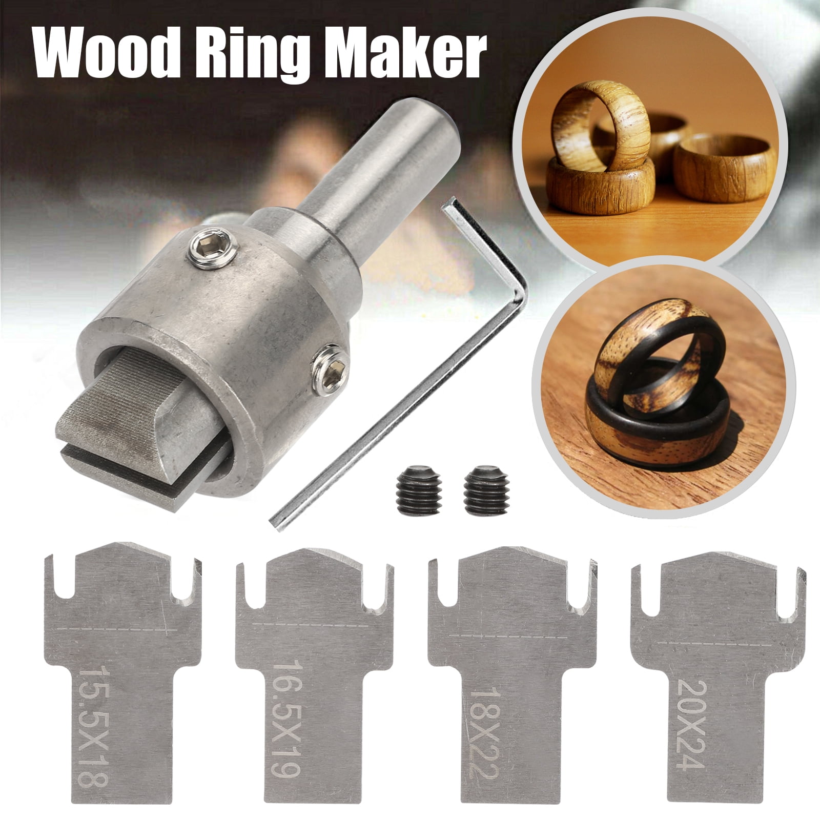 Wooden Bracelet Drill Bit Set Woodworking Milling Router Tool Ring Maker Cutter Wooden Bracelet Drill Bit Set Woodworking Milling Router Tool Ring Maker Cutter